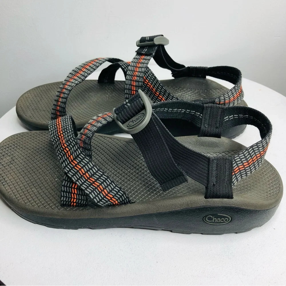 Chaco Z Cloud Traffic Orange men’s summer sandals SZ 13. RR2 - Picture 5 of 10